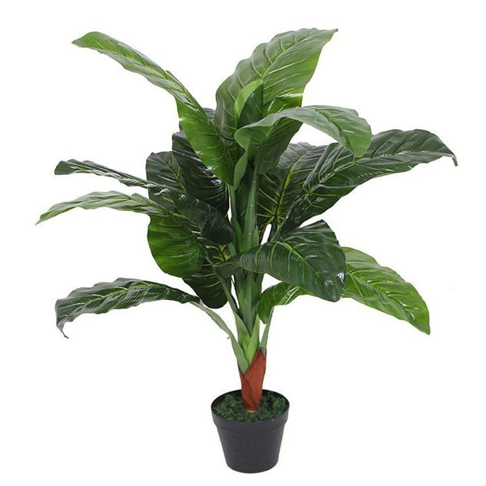 Extra Large 105cm Artificial Elephant Ear Plant (Colocasia) - High-Quality Indoor Foliage