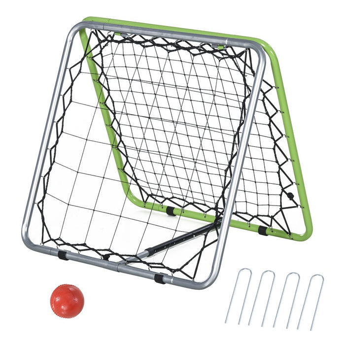 Pro-Grade Adjustable Rebounder Net Set - Improve Skills in Football, Baseball - HOMCOM