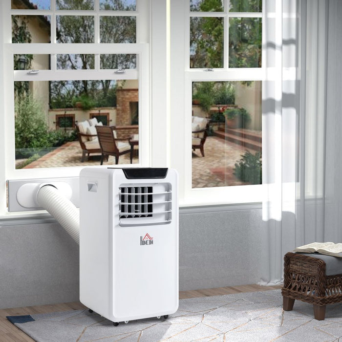 10000 BTU Mobile Portable Air Conditioner Room Ac Unit w/ RC, White