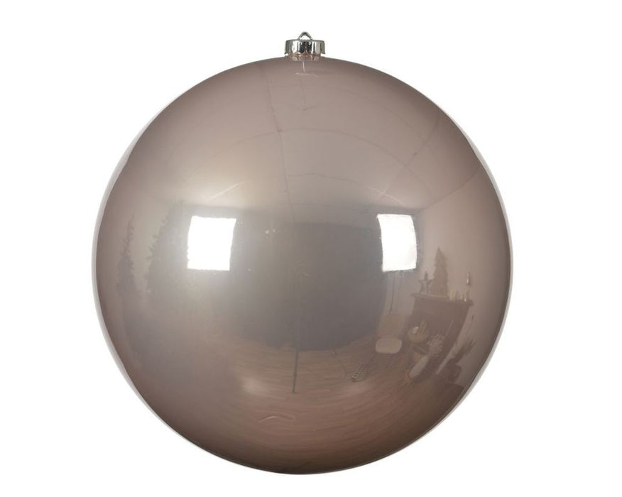 Shatterproof Blush Pink Bauble 14cm - Christmas