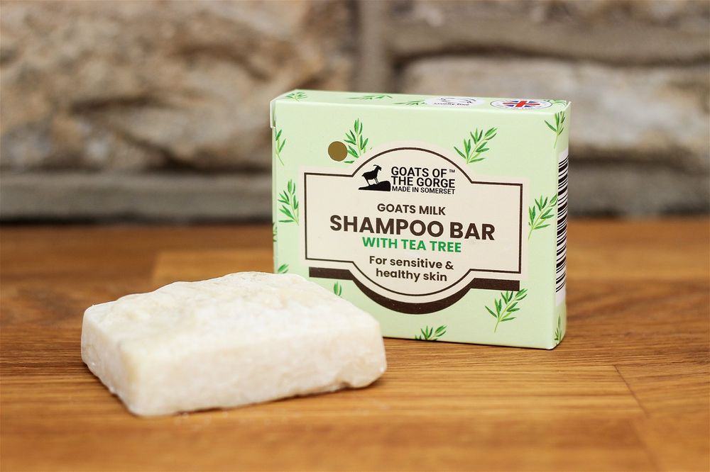 Premium Goats Milk Shampoo Bar | Tea Tree Oil | Moisturizing & Rejuvenating | Best Quality