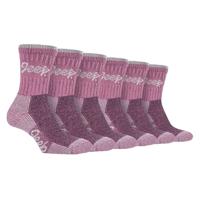 Jeep - 6 Pairs Ladies Terrain Socks