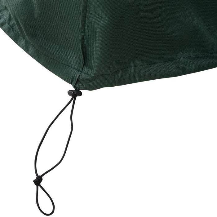 Durable 230x230cm Green Outdoor Furniture Cover | Heavy-Duty PVC Coated 600D Waterproof Protection