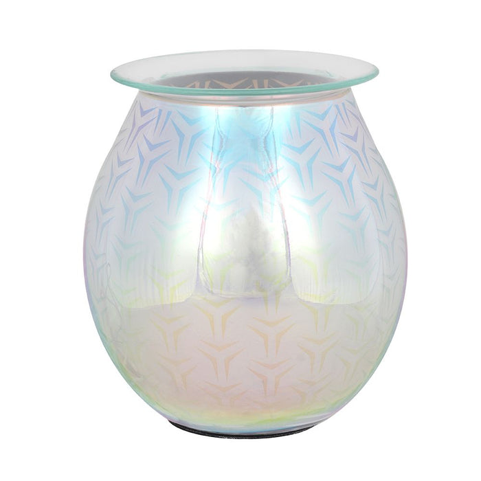 High-Quality Electric Oil Burner - 3D Geometric Design - Lights Up - Perfect for Wax Melts and Fragrance Oils - Professional Seller