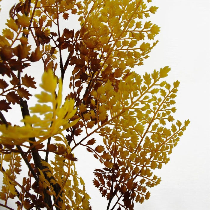 Captivating 70cm Artificial Autumn Gold Fern Tree - High Quality & Realistic Design - Limited Stock!