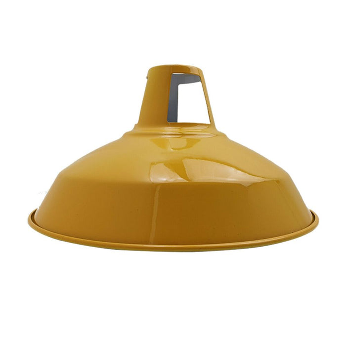 Retro Barn Light Shades Modern Ceiling Pendant Lampshades Metal Various Colors