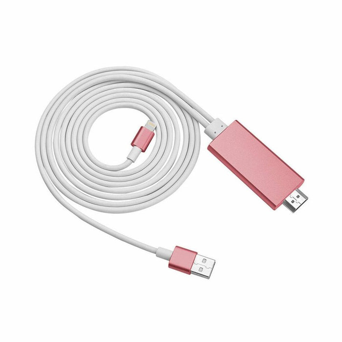 Aquarius Full HD HDMI Connector Cable for Phone/Pad Rose Gold