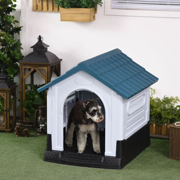 Ultimate Outdoor Relaxation: XS Dog Kennel, Sheltered & Ventilated, 64.5 x 57 x 66cm