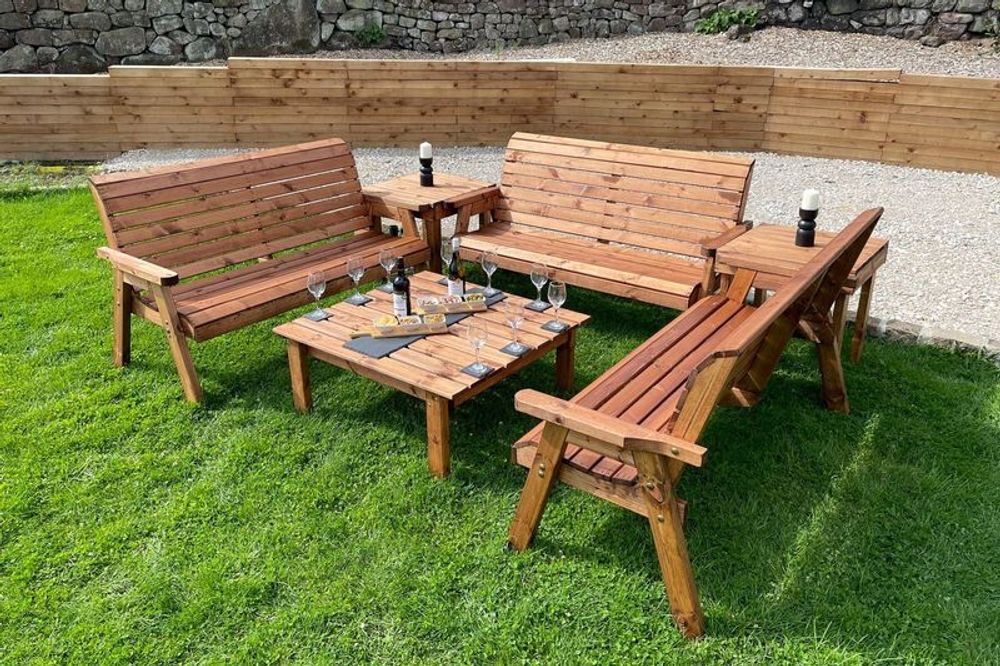 Balmoral Set - Classic English Design with 10-Year Rot-Free Guarantee, FSC-Sourced & Water-Repellent