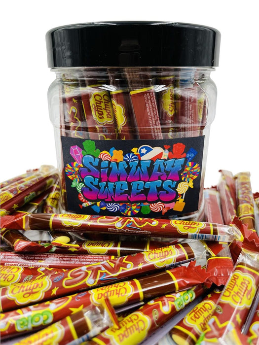 Chupa Stix Cola x 60 - Premium Quality Candy Jar - Fast Shipping - Perfect Gift