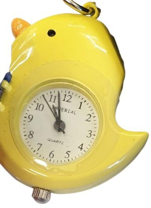 Imperial Key Chain Clock Bird Yellow/Blue, High-Quality, Limited Clearance Stock