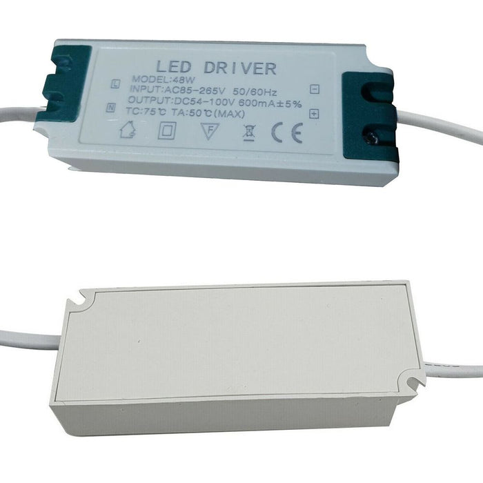 Constant Current 600mA High Power DC Connector Power Supply LED Ceiling light 24W - 48W