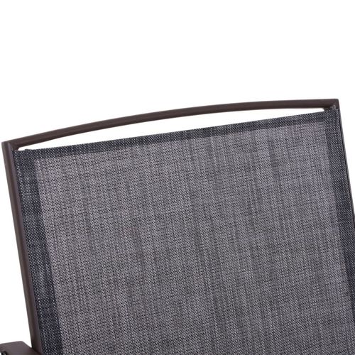 Double Glider Rocking Chairs Garden Table High Back Conversation Duo Set