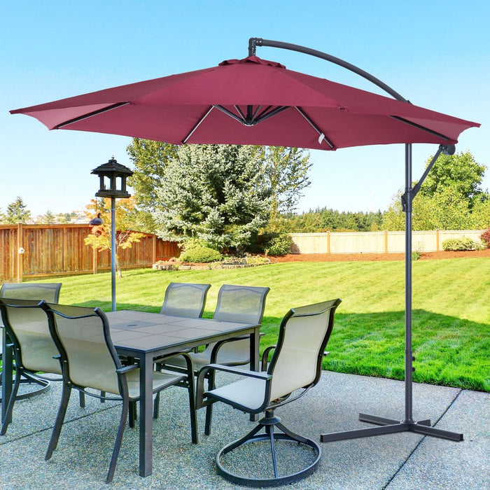 3m Garden Parasol Sun Shade Umbrella