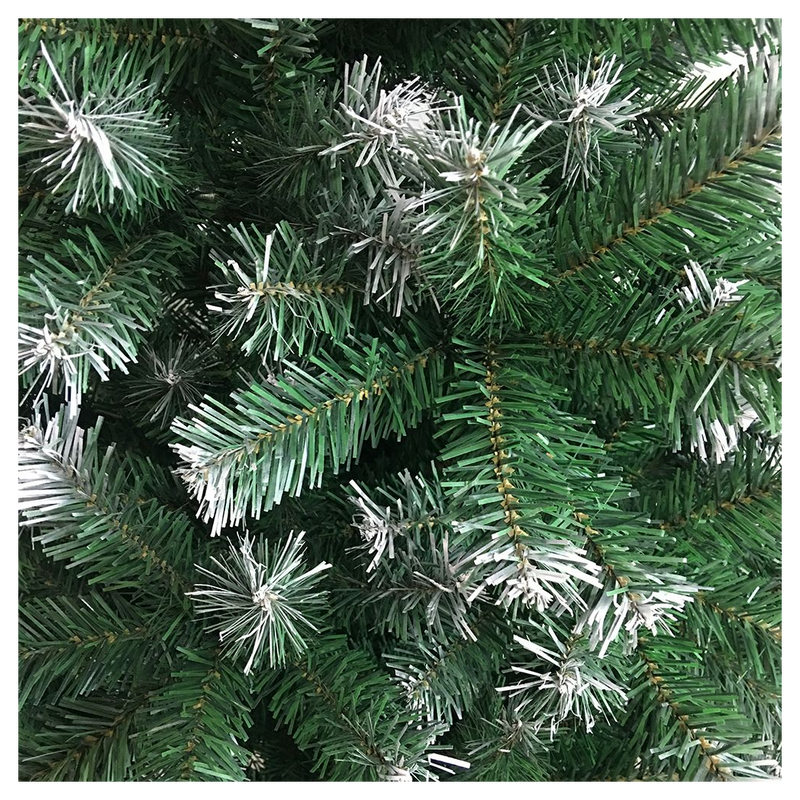 6FT Iron Leg White PVC 650 Branches Christmas Tree Artificial