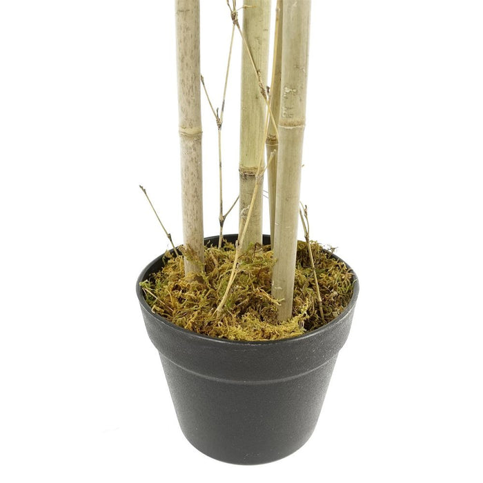 120cm (4ft) Artificial Bamboo Plants Trees - Natural Green