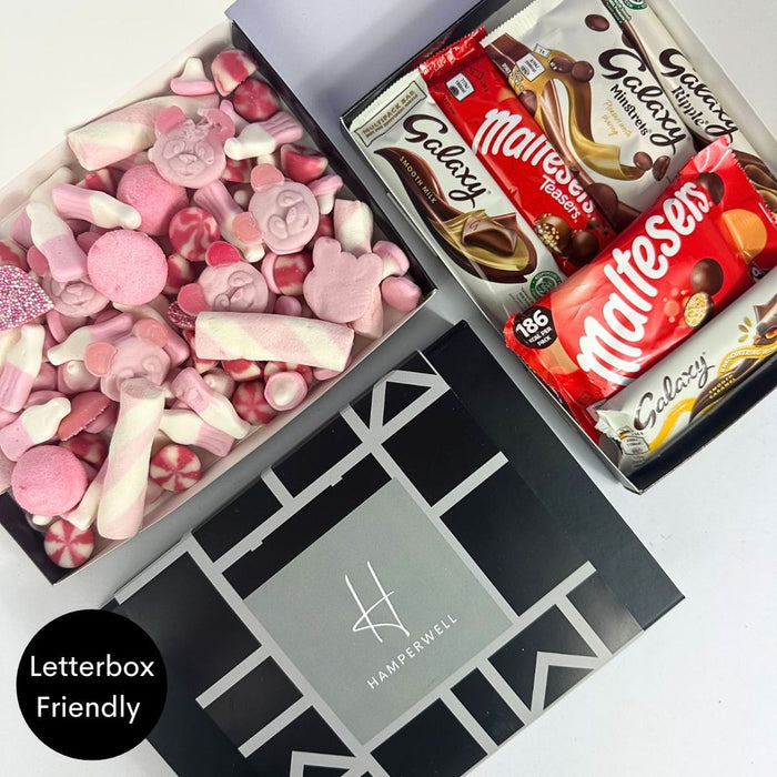 Pink Sweets Letterbox Gift Hamper