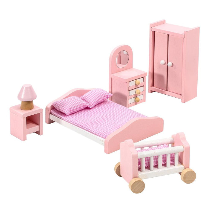 SOKA Bedroom Dollhouse Furniture Set - 6 Pieces