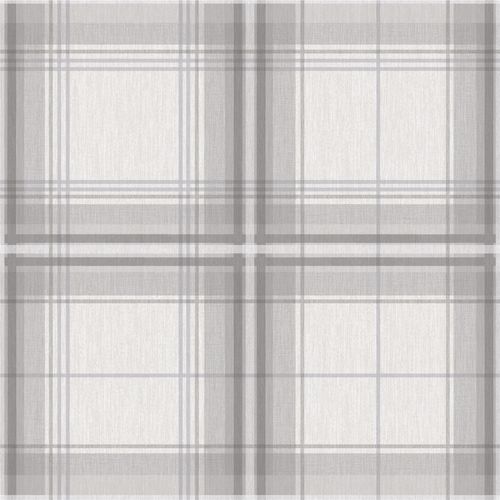 Woven Check Grey/White sw12 wallpaper