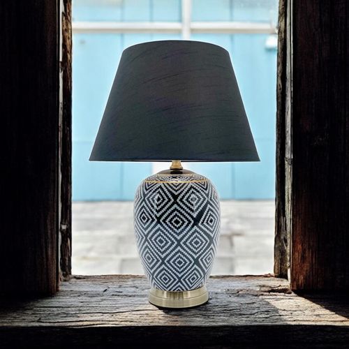 41CM TRADITIONAL LAMP AND SHADE