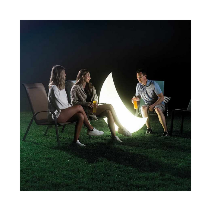 Intex LED Floating Moon Crescent Light for Garden Lighting, 1.35m x 43cm x 89cm