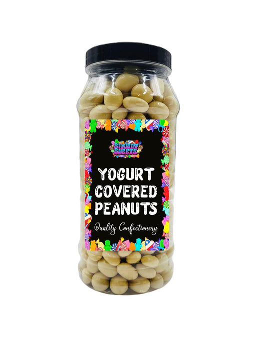 Yogurt Peanuts - Irresistible Yogurt Covered Peanuts - Perfect Gift Jar, Fast Delivery