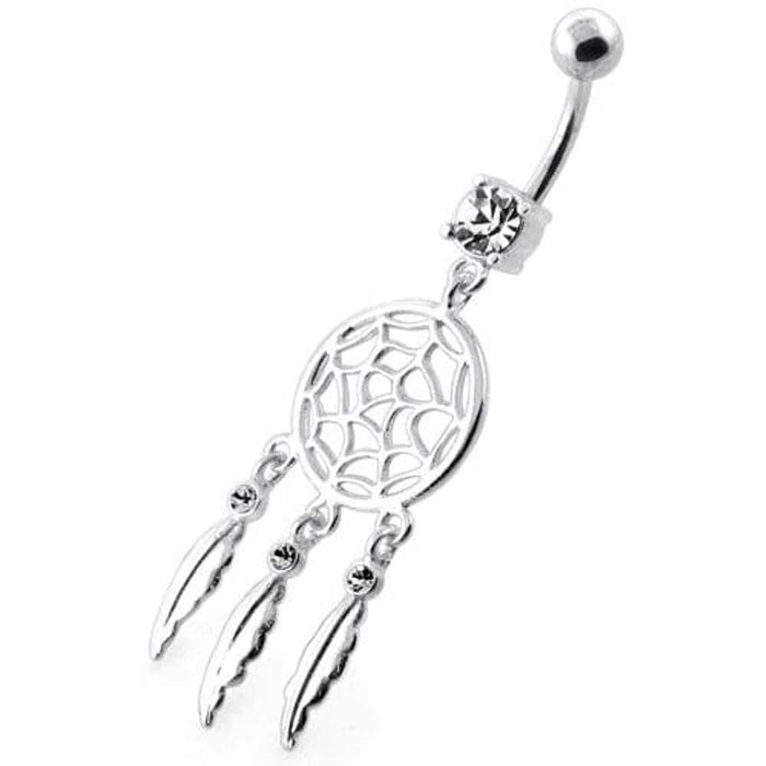 Classic Dream Catcher belly button bars