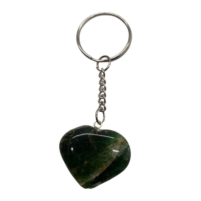 Crystal Heart Keychain, 10x3cm