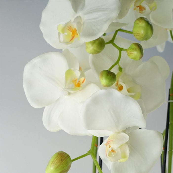 150cm Giant White Orchid Plant - Artificial - 189 Real Touch Flowers - High Quality