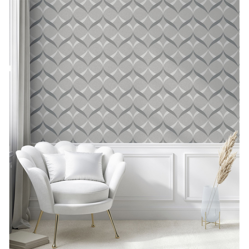 Premium Metallic Ogee Silver sw12 - Unmatched Quality & Detail