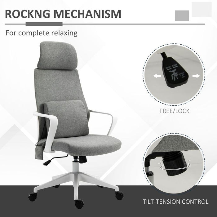 Ultimate Ergonomic Massage Office Chair - Lumbar Support, Adjustable Height