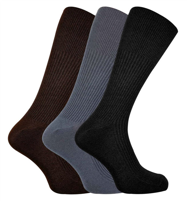 Premium Quality Non Elastic Cashmere Socks - 3 Pairs