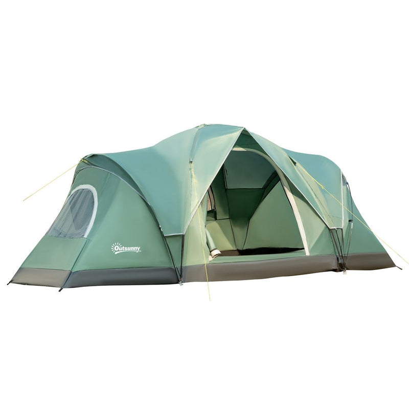 Premium 5-6 Person Camping Tent - Durable, Spacious & Easy Setup - Includes Bag & Accessories