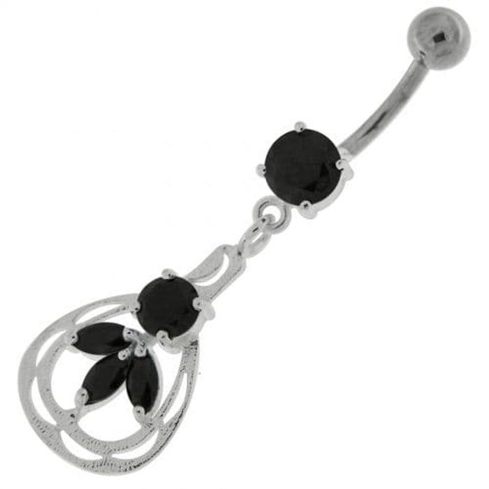 Jeweled Dangling Fashion Navel Belly button Ring