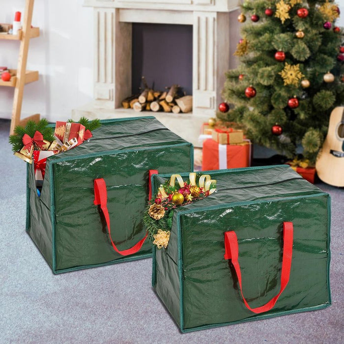 Premium Christmas Baubles & Tinsel Storage Bag - Organize & Protect Your Holiday Decorations