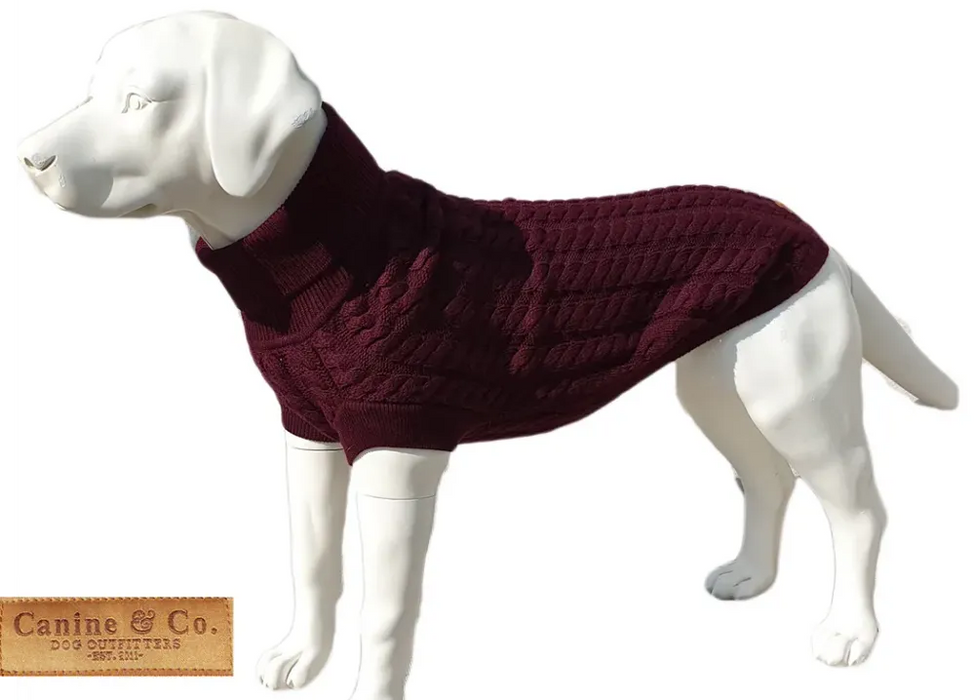 The Rascal Dog Jumper in Grape - Stock Replenishment, all sizes - Professional Quality