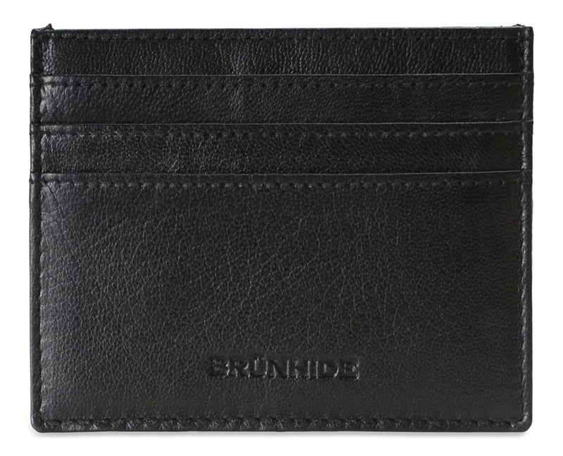 Brunhide Slim 100% Soft Leather Credit Card Holder - 254-300