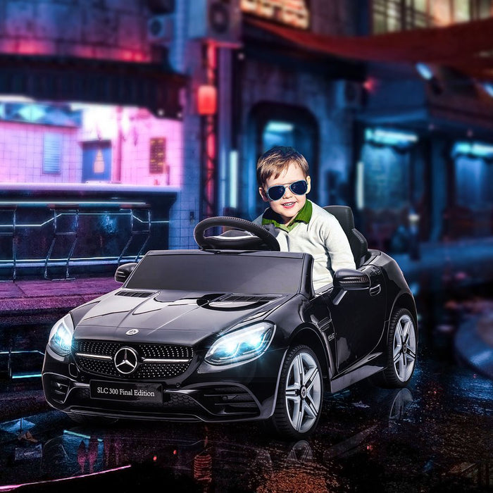 Benz 12V Kids Electric Ride On Car W/ Remote Control Music Black