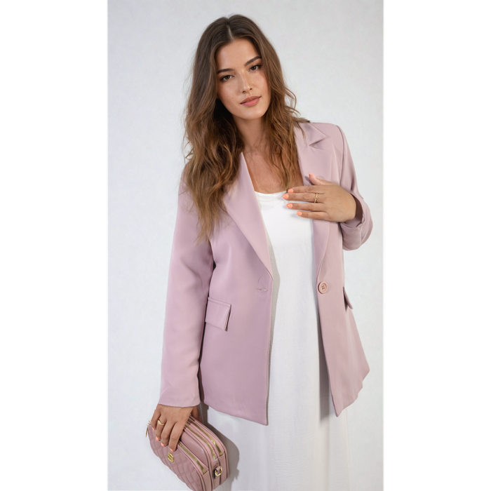 Jemma Open Front Oversized Casual Blazer