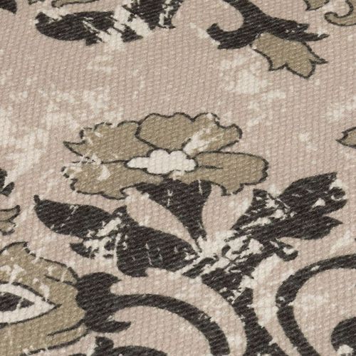 Kew Antique Printed 120x170cm Grey Rug with Tassel