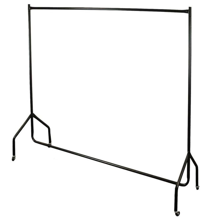 Steel Heavy Duty Tall Clothes Rail & Wheels Included