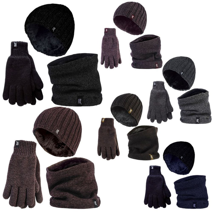 Heat Holders - Mens Set - Hat / Gloves / Neckwarmer