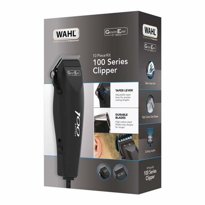 Professional Wahl Hair Clipper - Men's GroomEase Series - High-Quality, Black