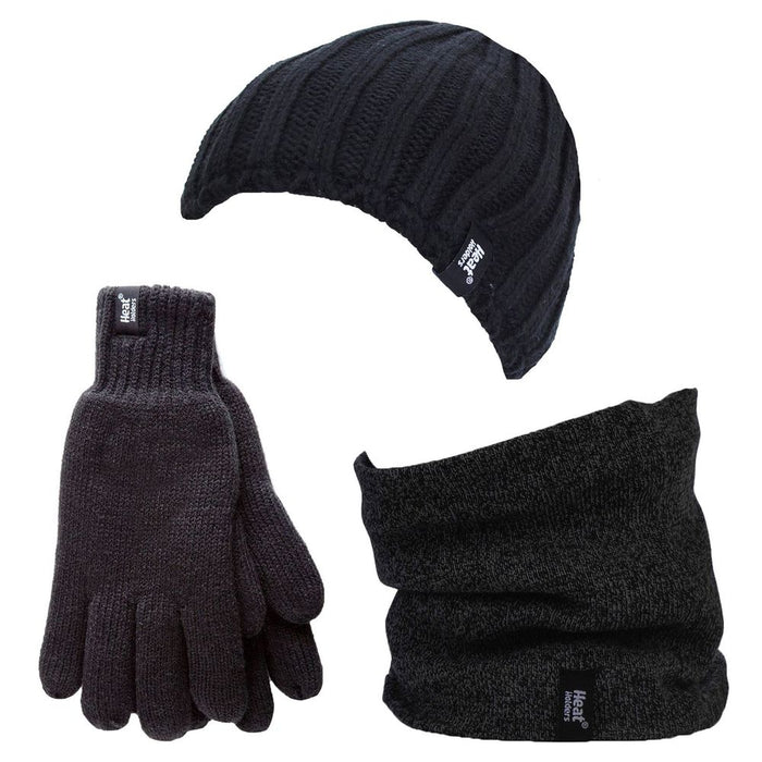 Heat Holders - Mens Set - Hat / Gloves / Neckwarmer