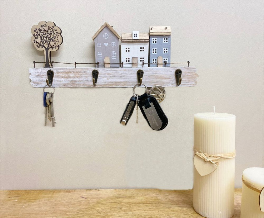 Premium Quality Wooden House with 4 Hooks