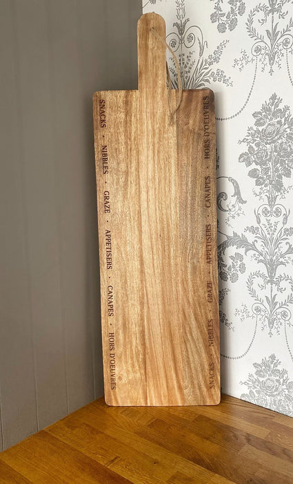 Elegant Engraved Serving Board - Perfect for Entertaining