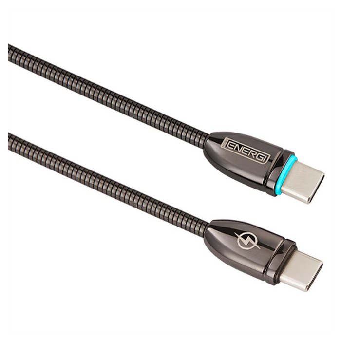 Tech Energi PD USB-C to USB-C Cable (Up to 60W) - 1.2M - Black | Lifetime Warranty