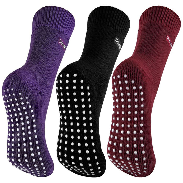 THMO Ladies Slipper Socks - Warm, Cozy, and Anti-Slip