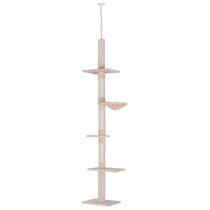 Luxury 5-Tier Cat Tree Scratching Post Tower - Floor to Ceiling