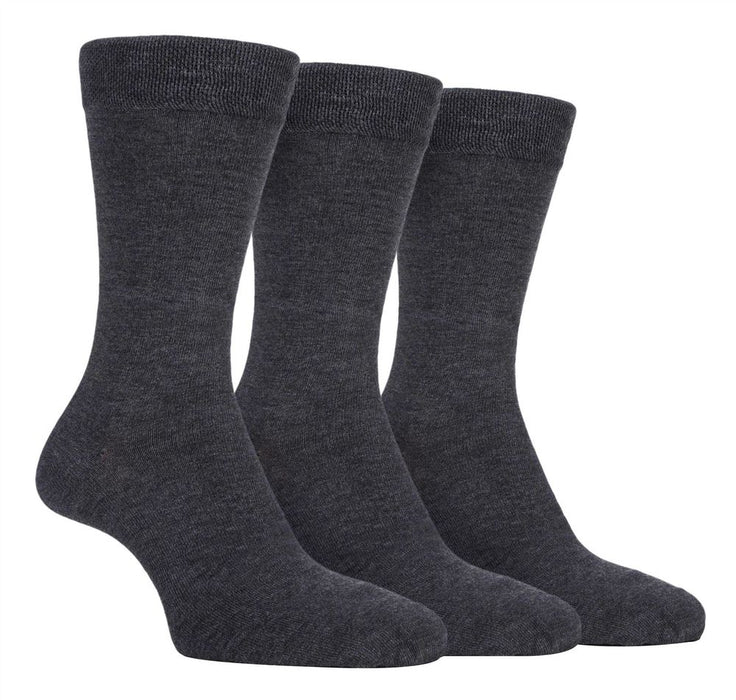 Farah Classic - FCS197 Men's Bamboo Socks - 3 Pack - Moisture-Wicking & Gentle Grip